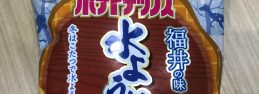 名古屋のファミマで見つけた水ようかん味ポテチ。だったら水ようかん食べればいいじゃん、という面白いやつである